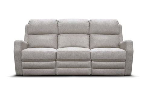 Casual Reclining Sofa with Power Headrest