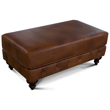 Leather Ottoman