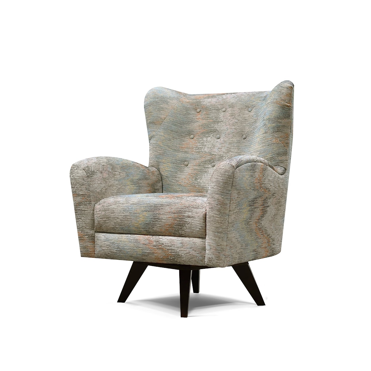 Tennessee Custom Upholstery 8C00/AL Series Harlow Swivel Chair