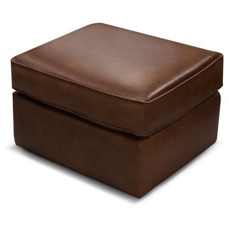 Nessa Leather Gliding Ottoman