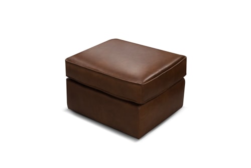 Nessa Leather Gliding Ottoman