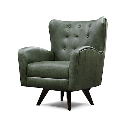 Harlow Leather Swivel Chair