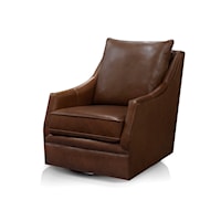 Nessa Leather Swivel Glider