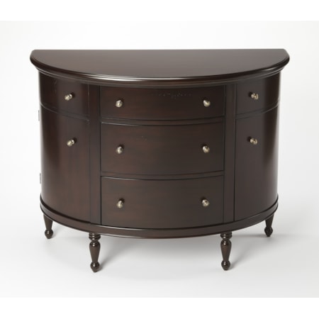 Demilune Console Chest