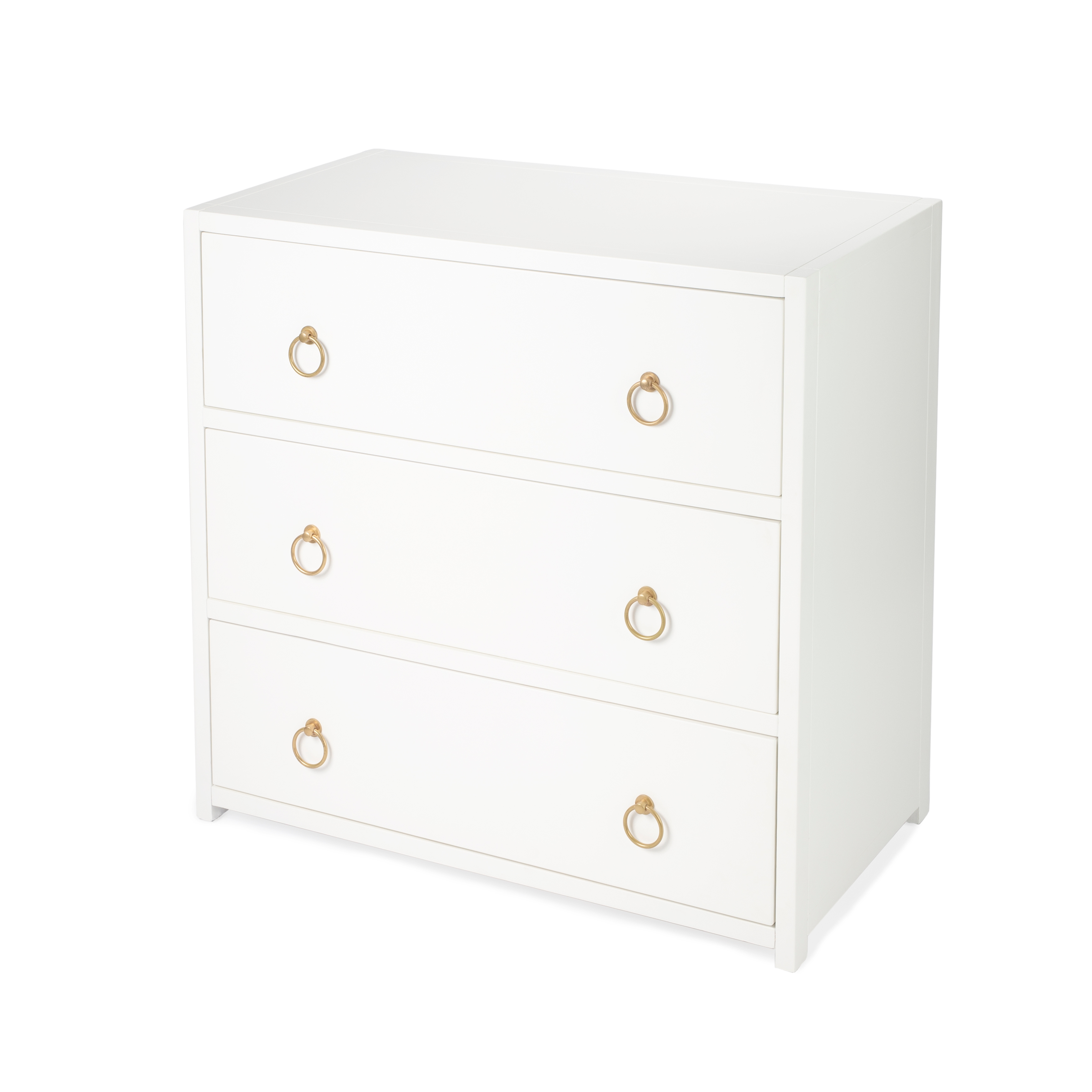 3-Drawer Compact Nightstand