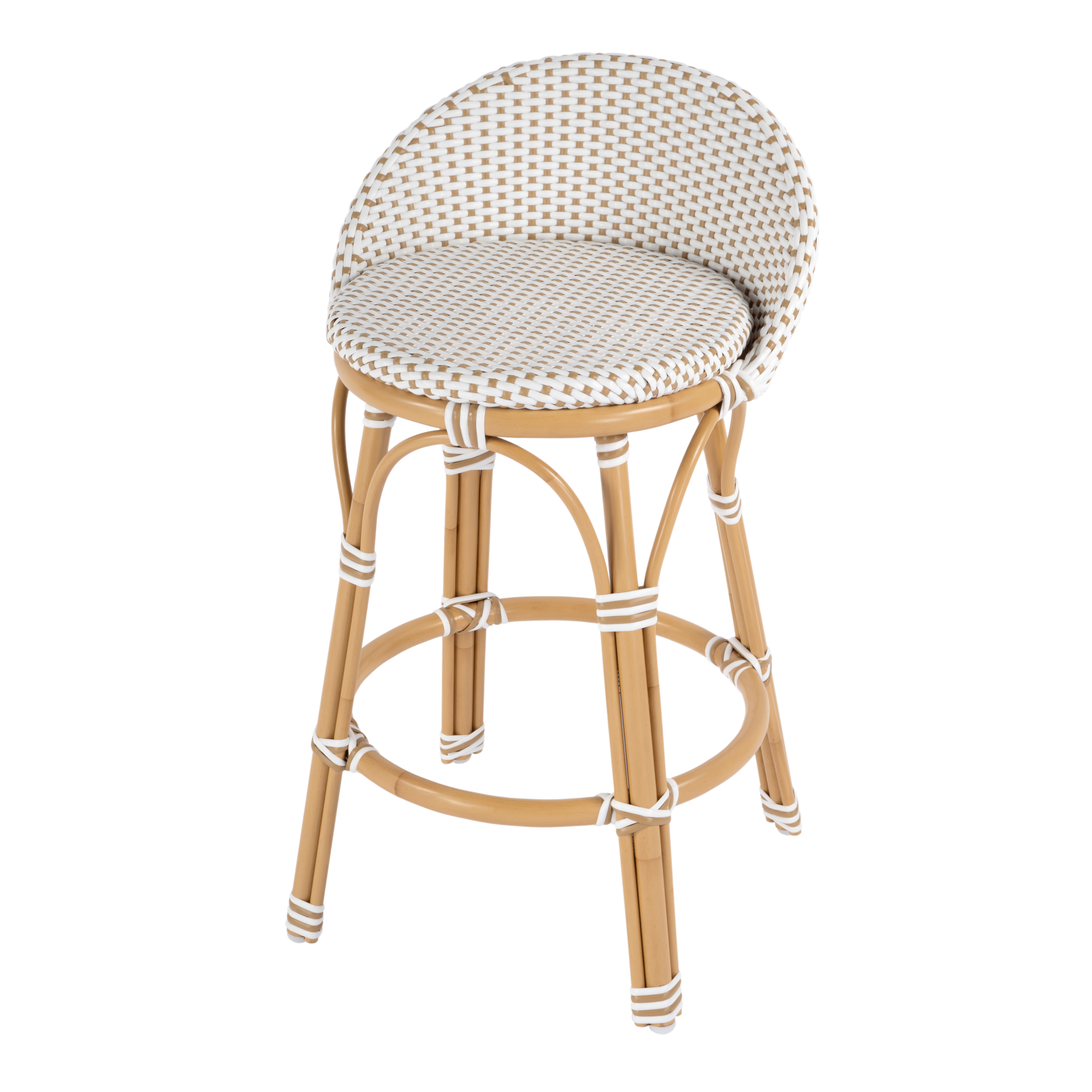Outdoor Low-Back Counter Stool