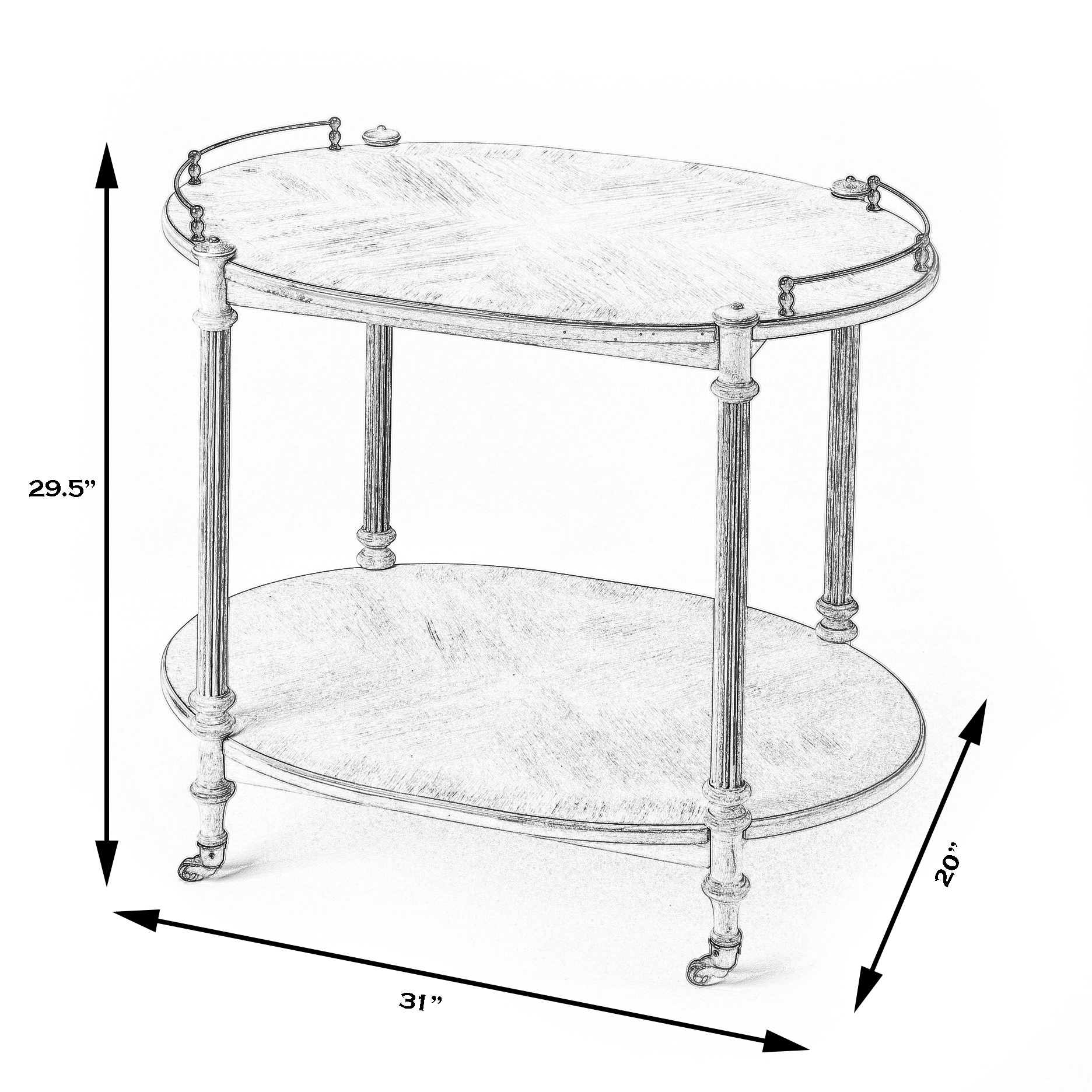 Butler Specialty Company Kathleen Bar Cart