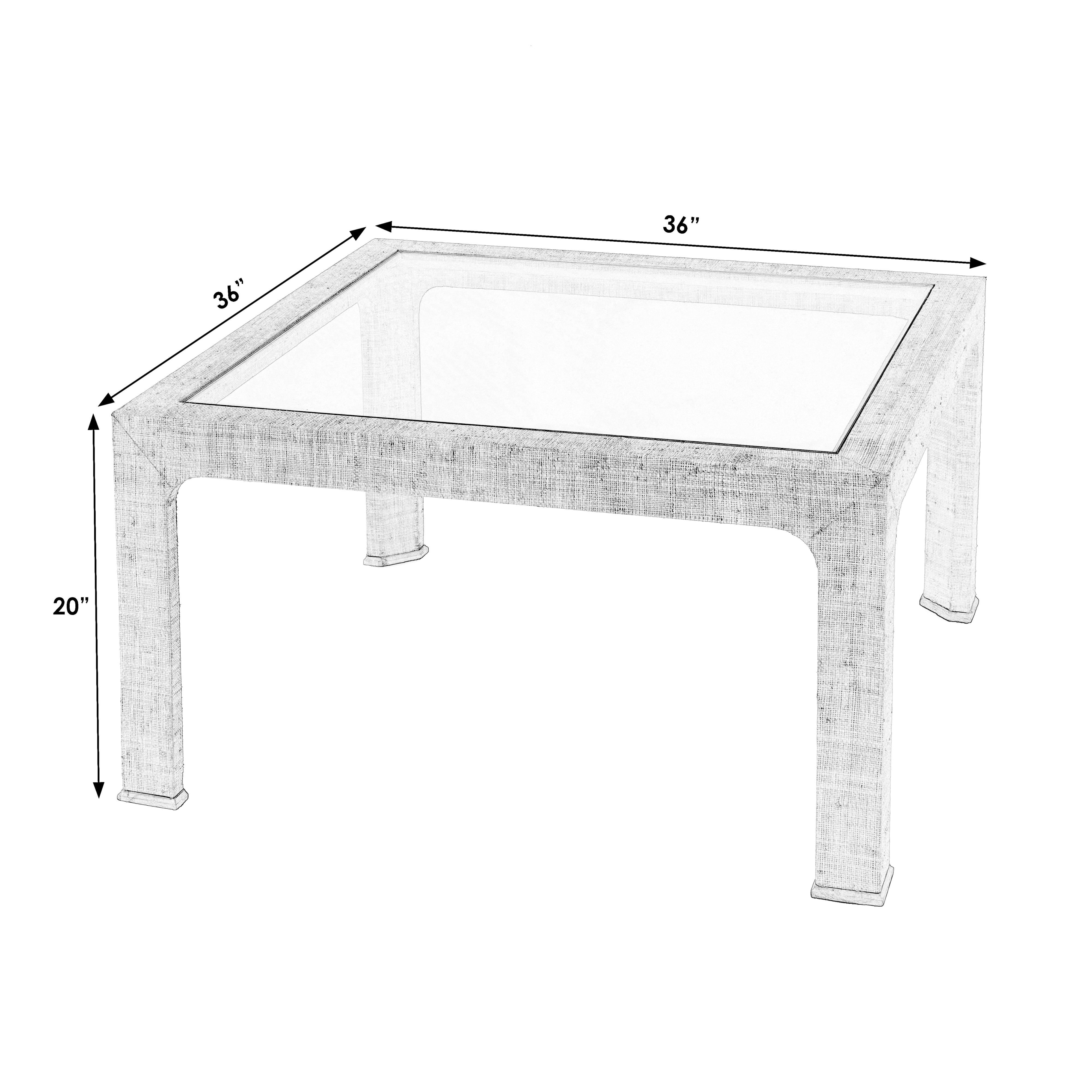 Butler Specialty Company Chatham Glass-Top Coffee Table
