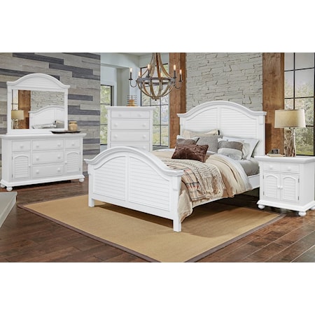 4-Piece King Panel Bedroom Set