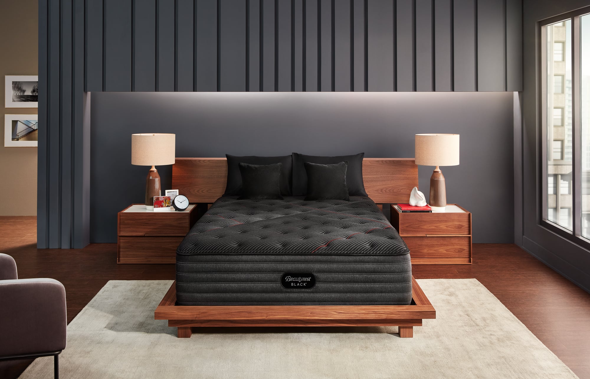 Beautyrest black l store class medium king