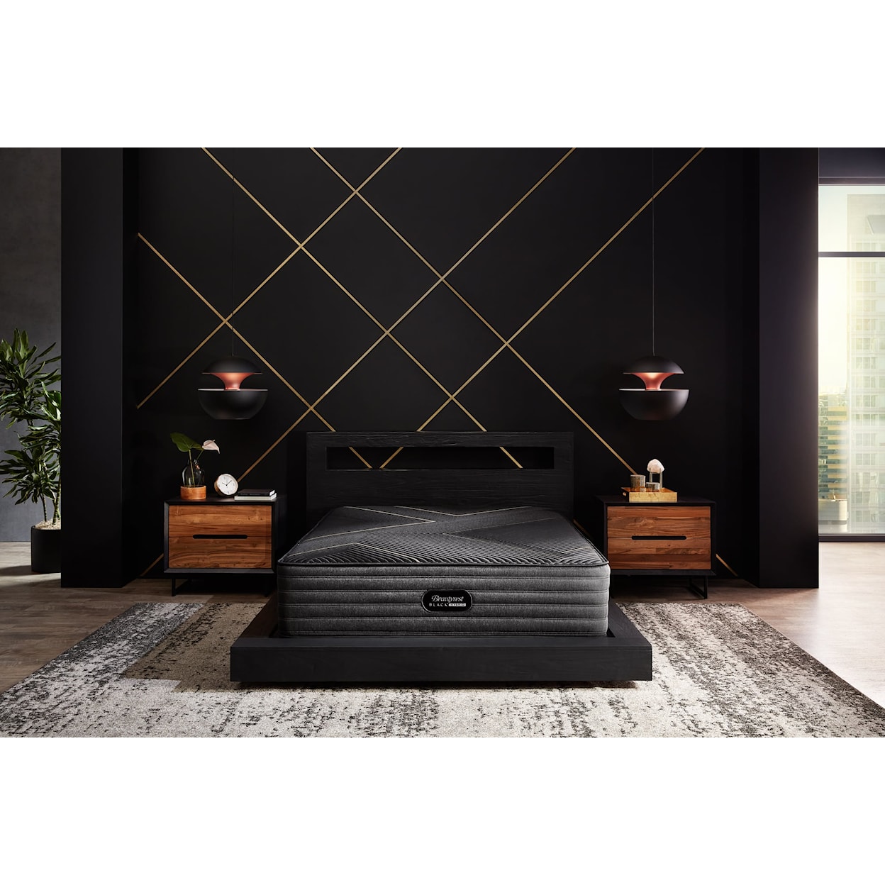 Beautyrest Beautyrest® Black Hybrid KX-Class 15" Plush Mattress - California King