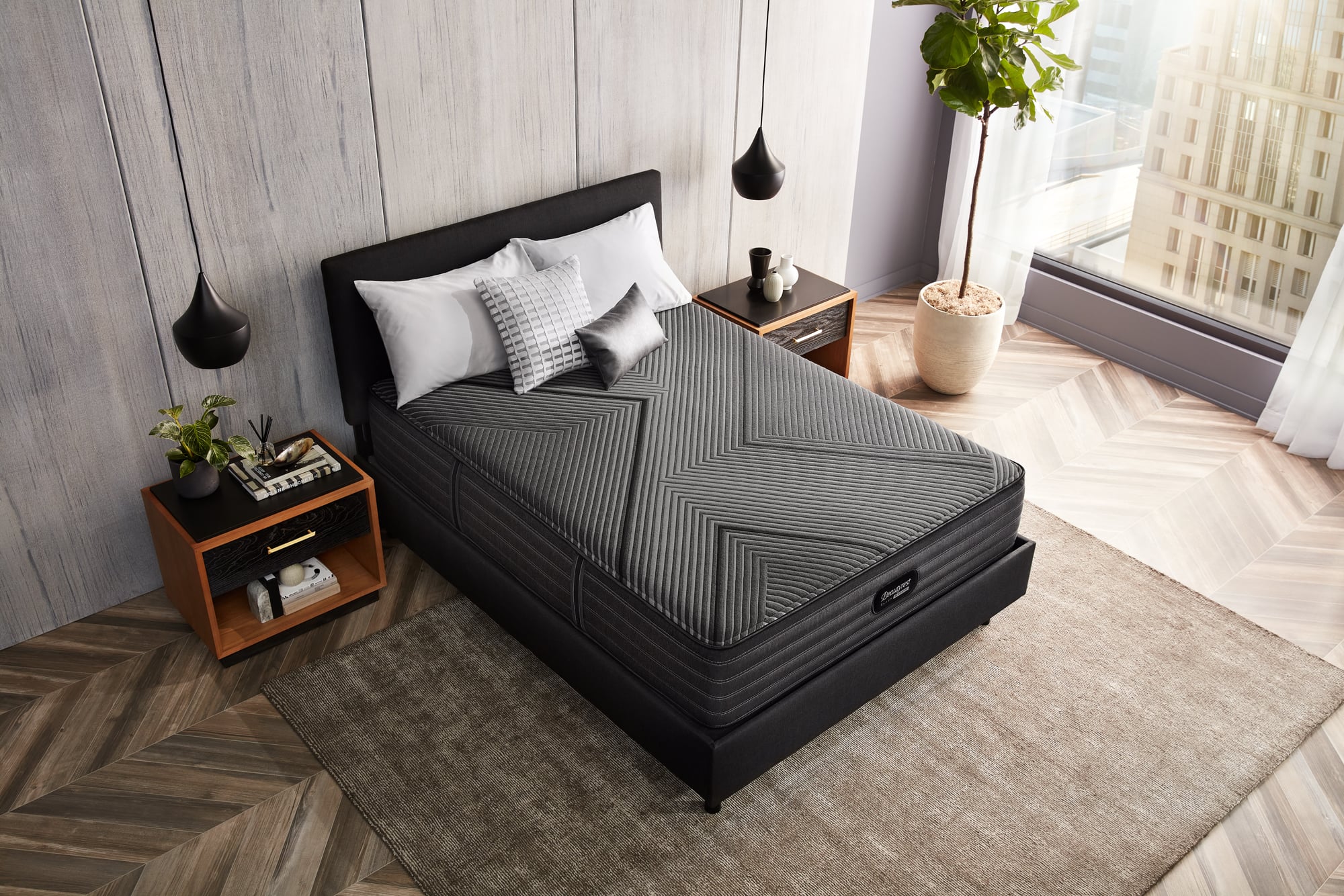 Beautyrest Beautyrest® Black LX-Class 13.5" Hybrid Medium 700811572 ...