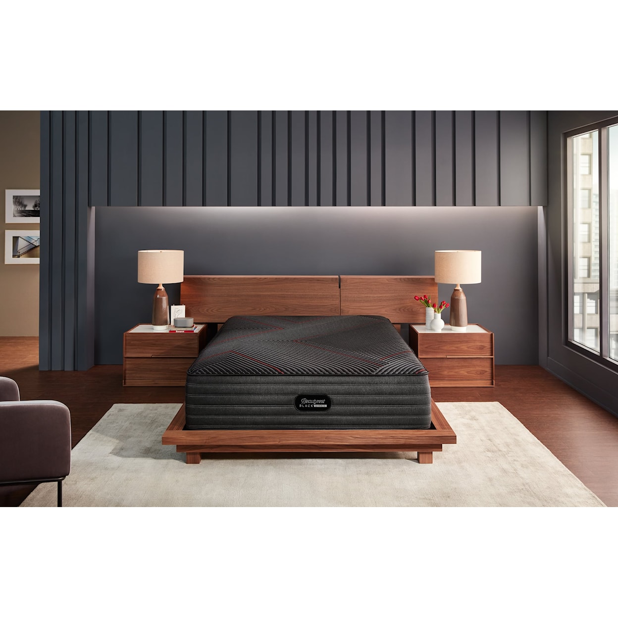 Beautyrest Beautyrest® Black CX-Class 13.5" Hybrid Medium Mattress - Twin XL