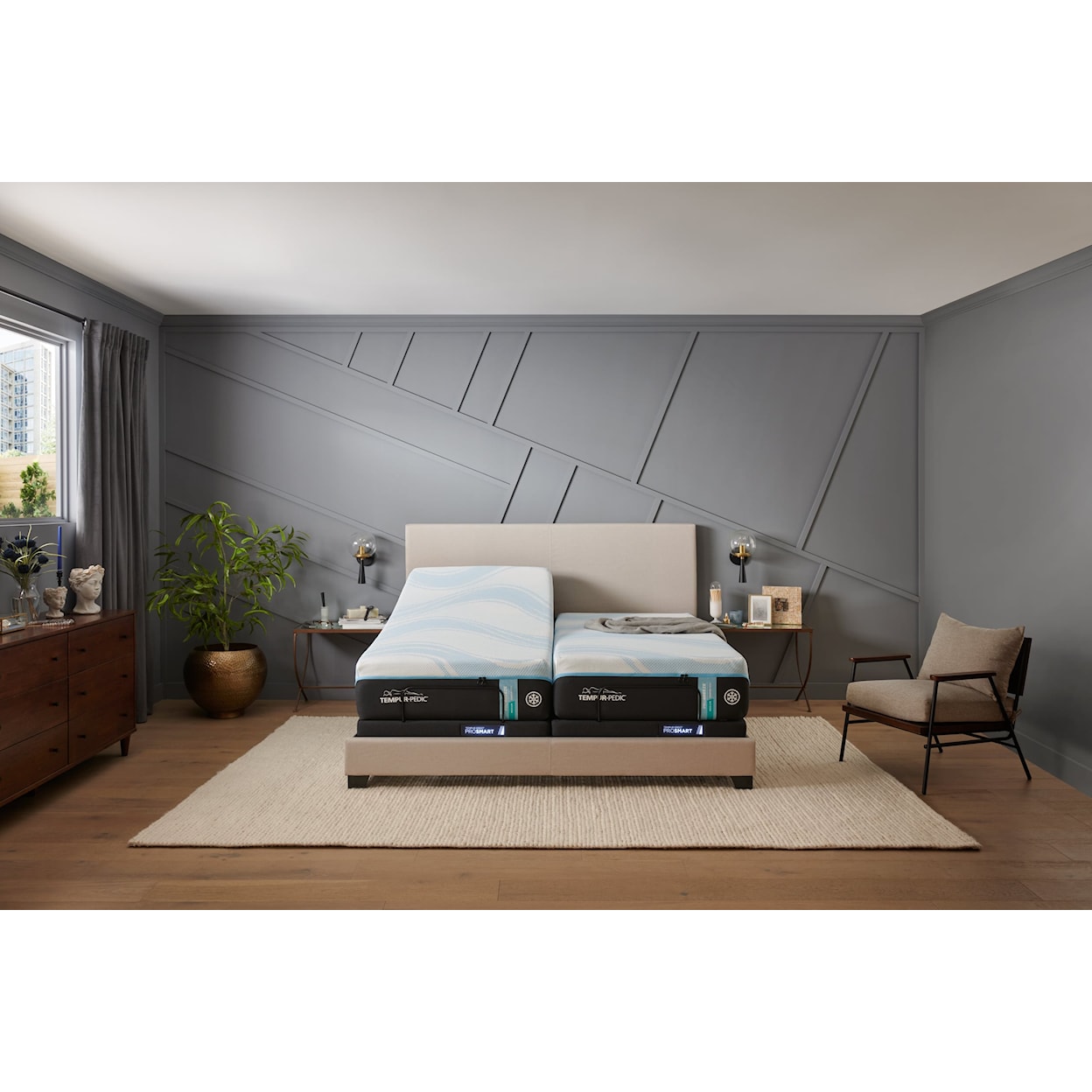 Tempur-Pedic® Tempur-Pedic TEMPUR-ProBreeze® 12" Medium Mattress - Split Cal King (2 needed for set)