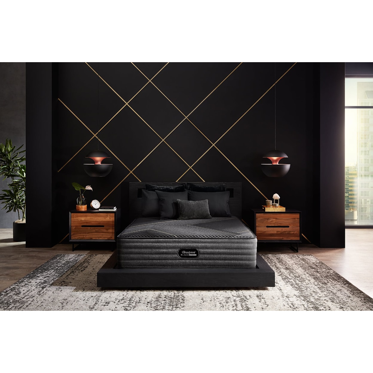 Beautyrest Beautyrest® Black Hybrid KX-Class 15" Plush Mattress - Queen