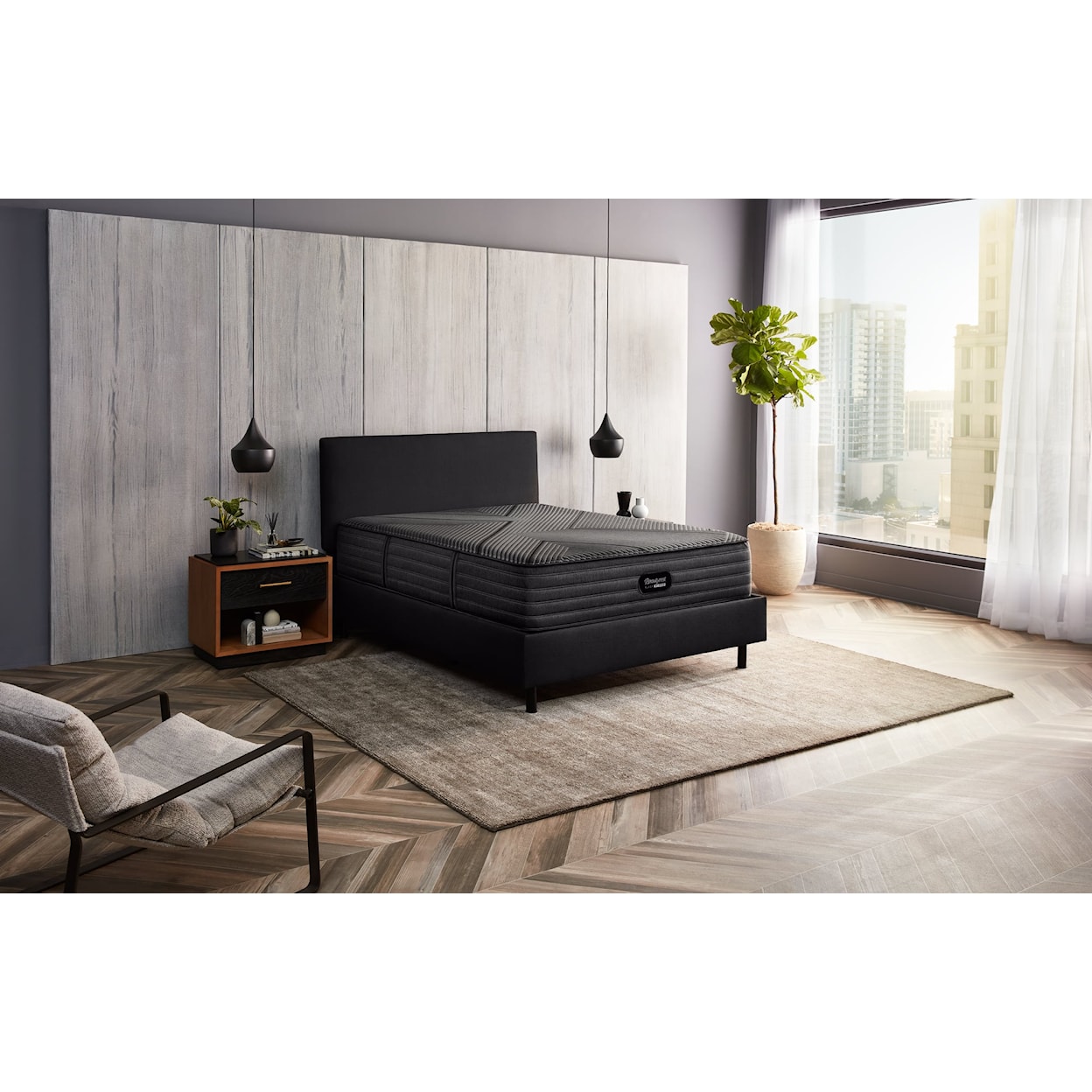 Beautyrest Beautyrest® Black LX-Class 13.5" Hybrid Medium Mattress - Twin XL