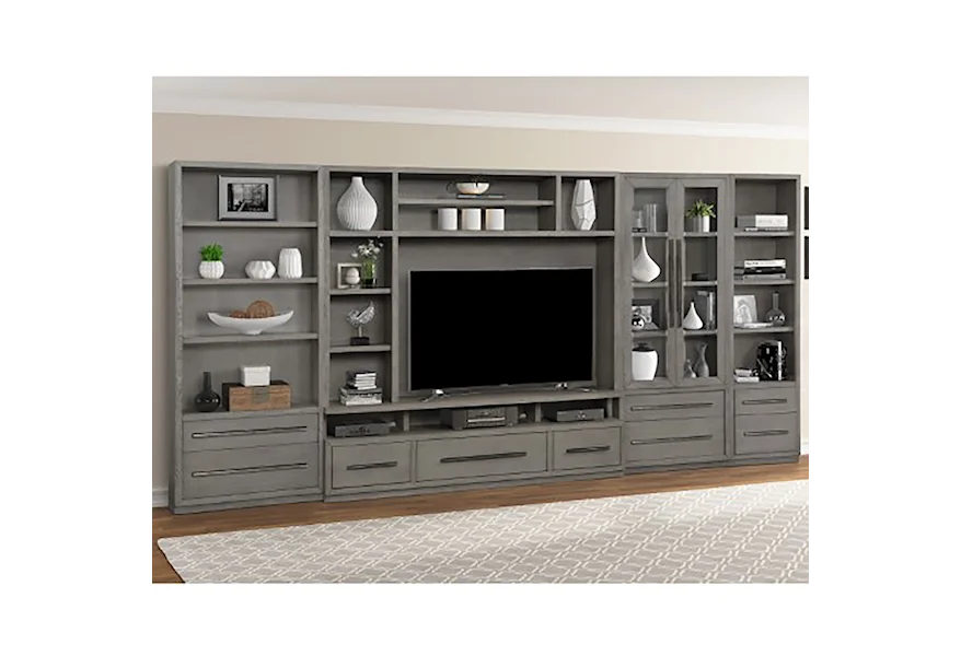 Pure Modern Entertainment Wall by Parker House at Sheely's Furniture & Appliance