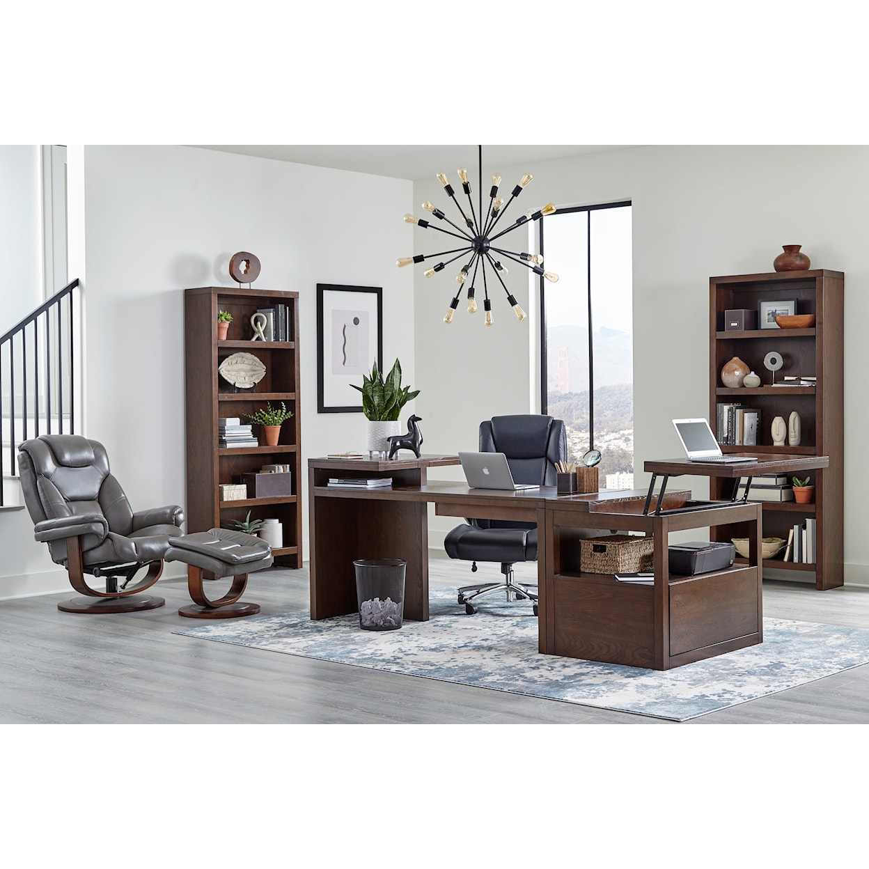 PH Elevation 4 Piece Home Office