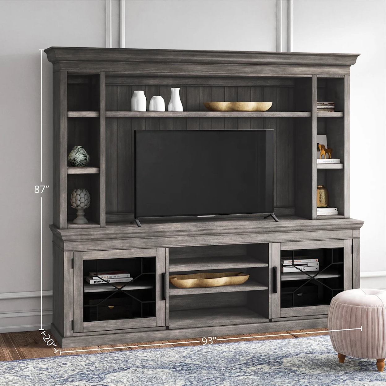 Parker House Sablet Sablet Entertainment Center with 92" Console