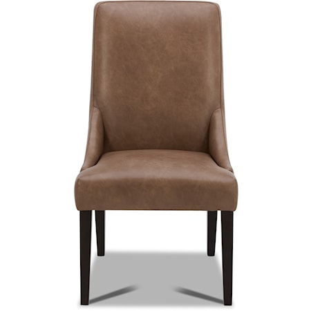 Transitional Upholstered 2-Count Dining Side Chair