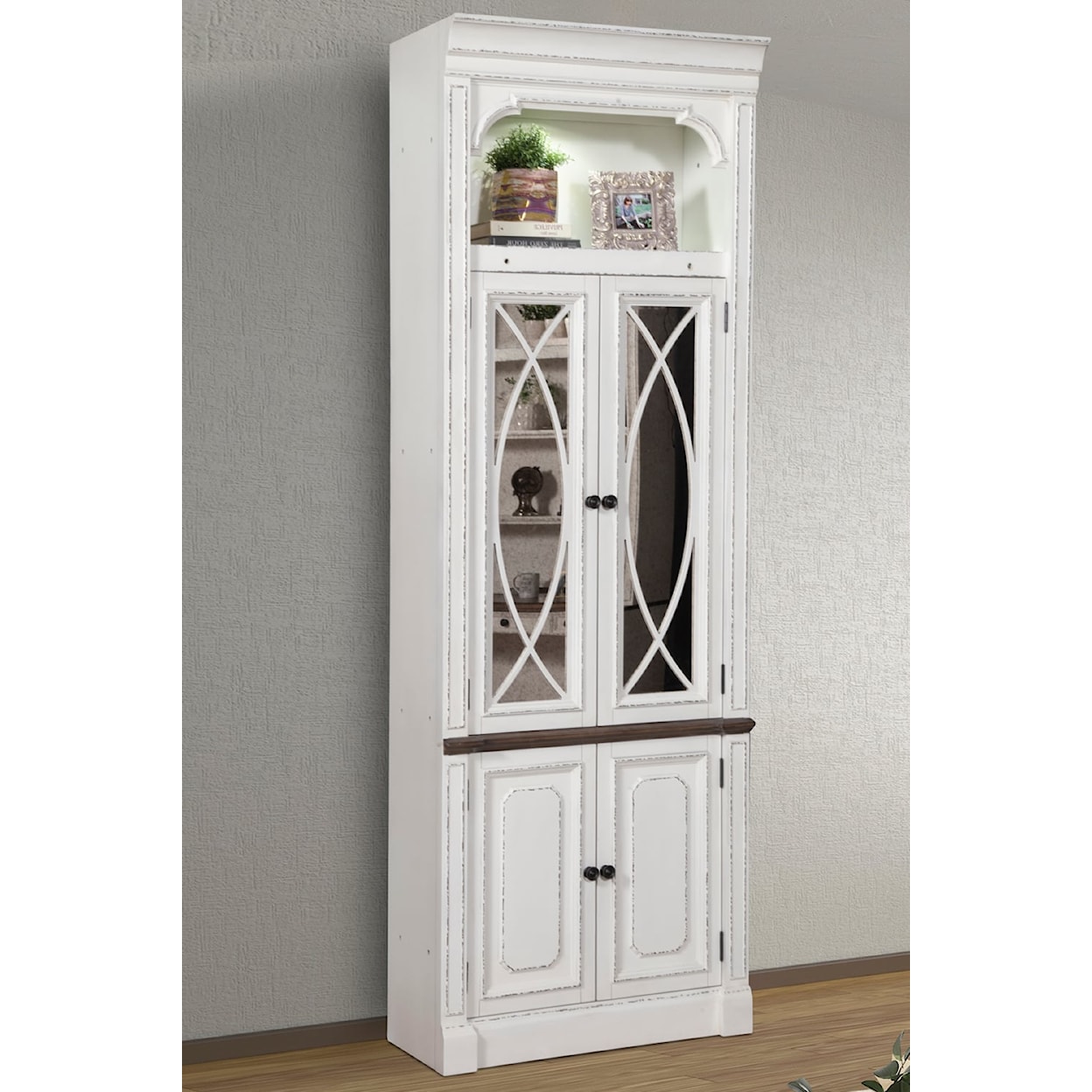 Parker House Provence 32 in. Glass Door Cabinet
