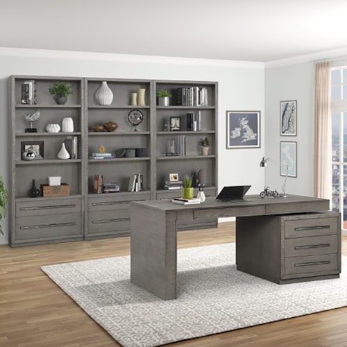 Contemporary Office Set with LED lights