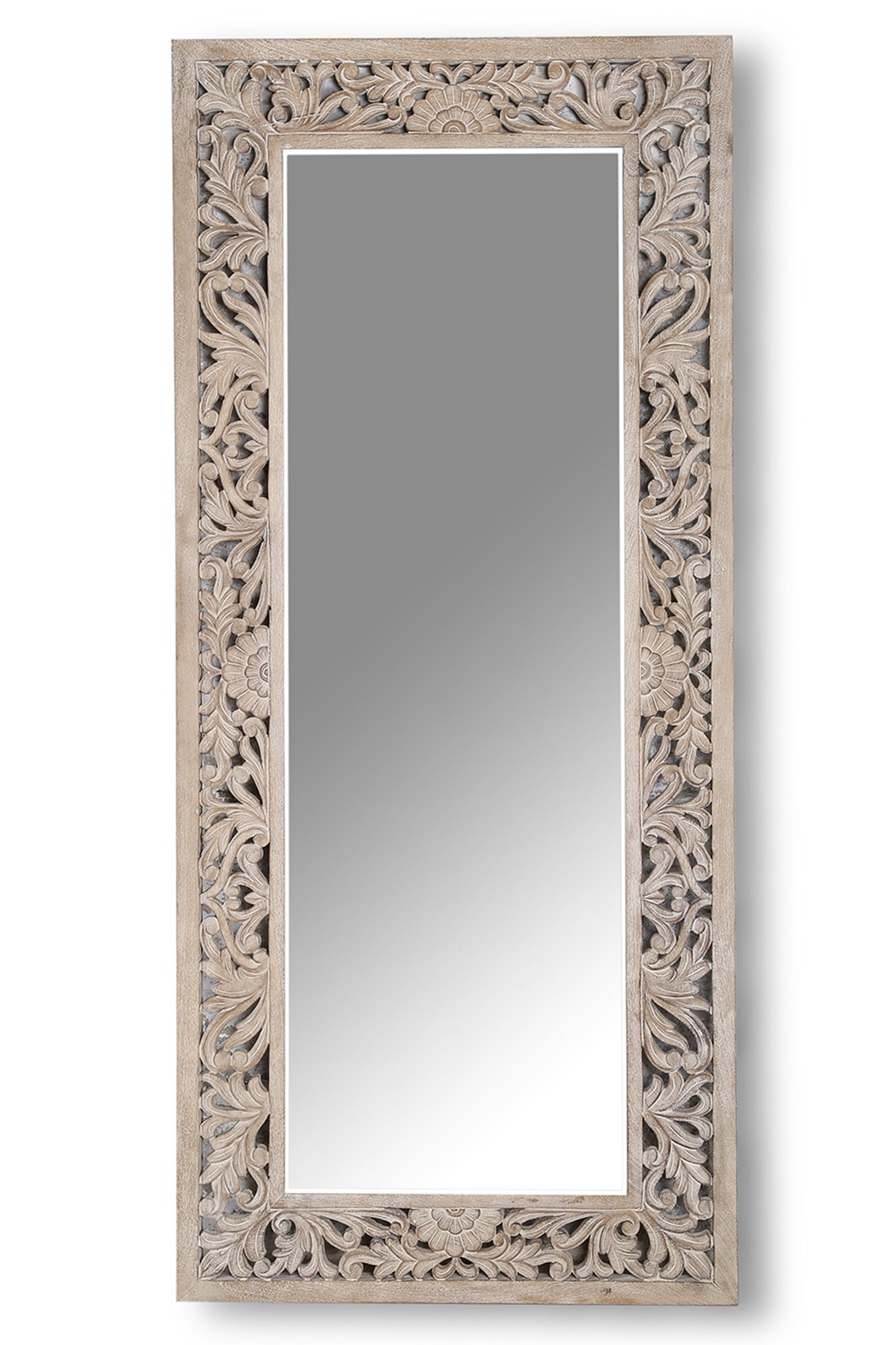 Decorative floor deals mirror