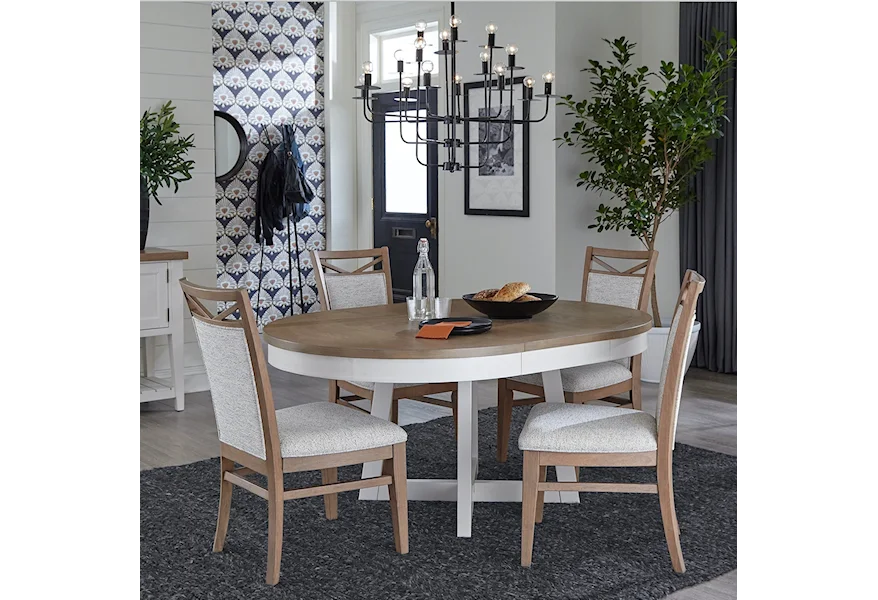 Americana Modern Dining Table and Chair Set by Parker House at Fashion Furniture