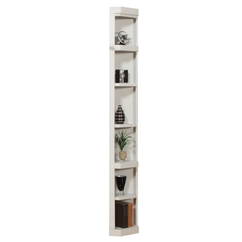 Cottage Corner Bookcase with Adjustable Shelving