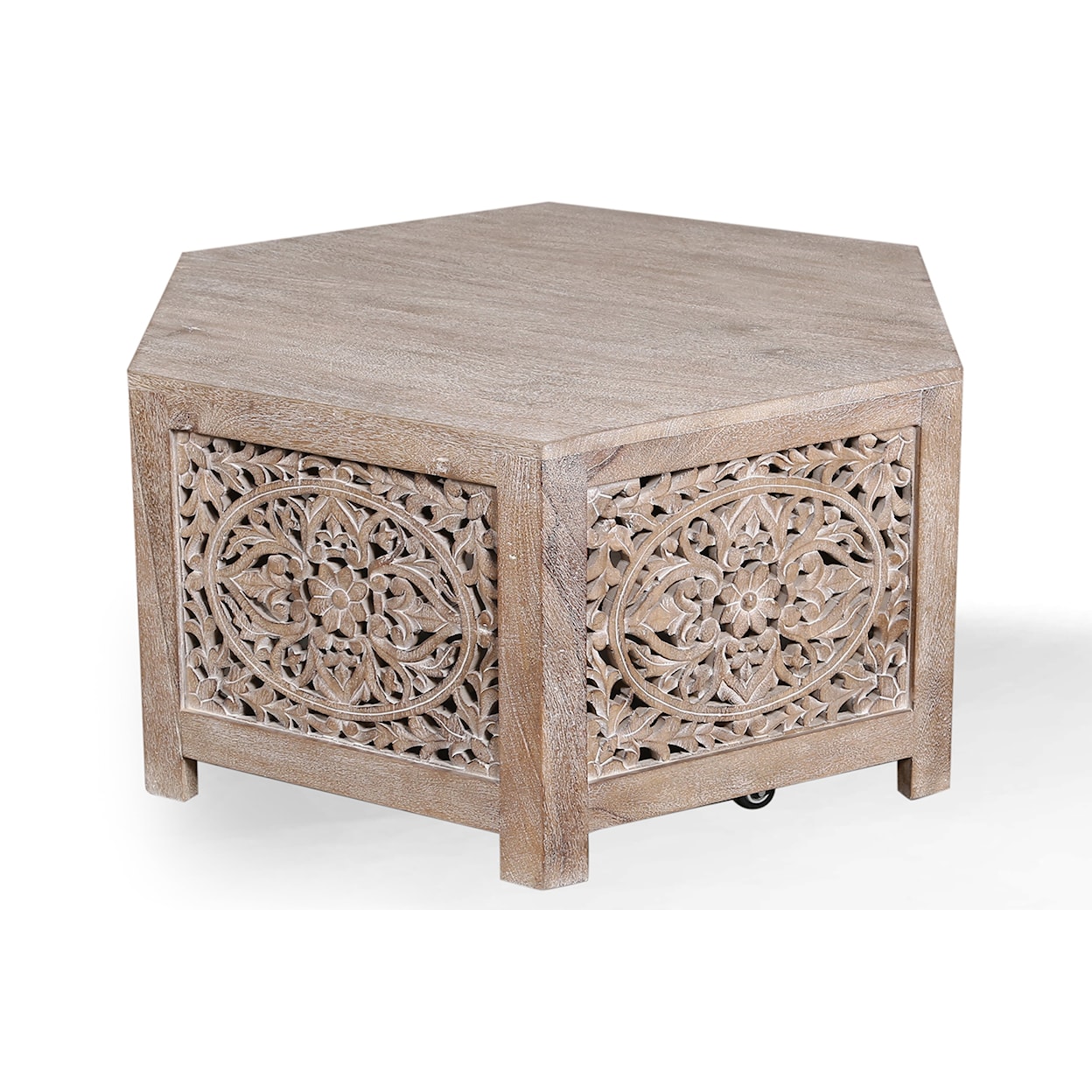 Parker House Crossings Eden Hexagonal Cocktail Table