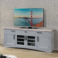 76" TV Console with Power Center