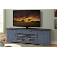 92" TV Console with Power Center