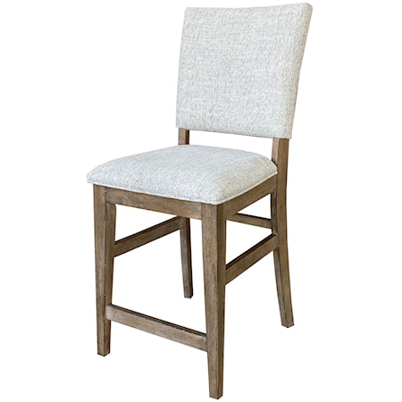 Transitional Upholstered Counter Height Chair