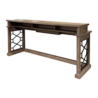 Transitional Everywhere Console Table with Dual Outlets and USB Ports