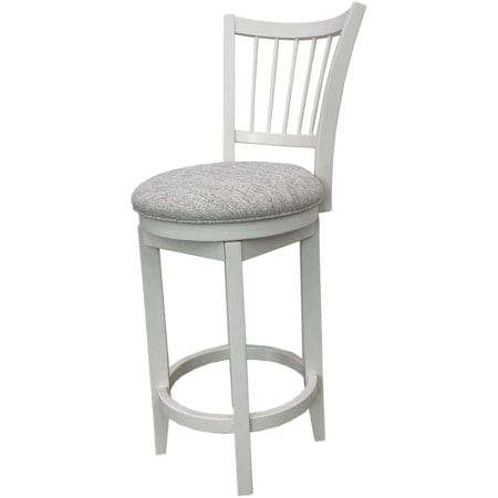 Swivel Barstool Spindle back