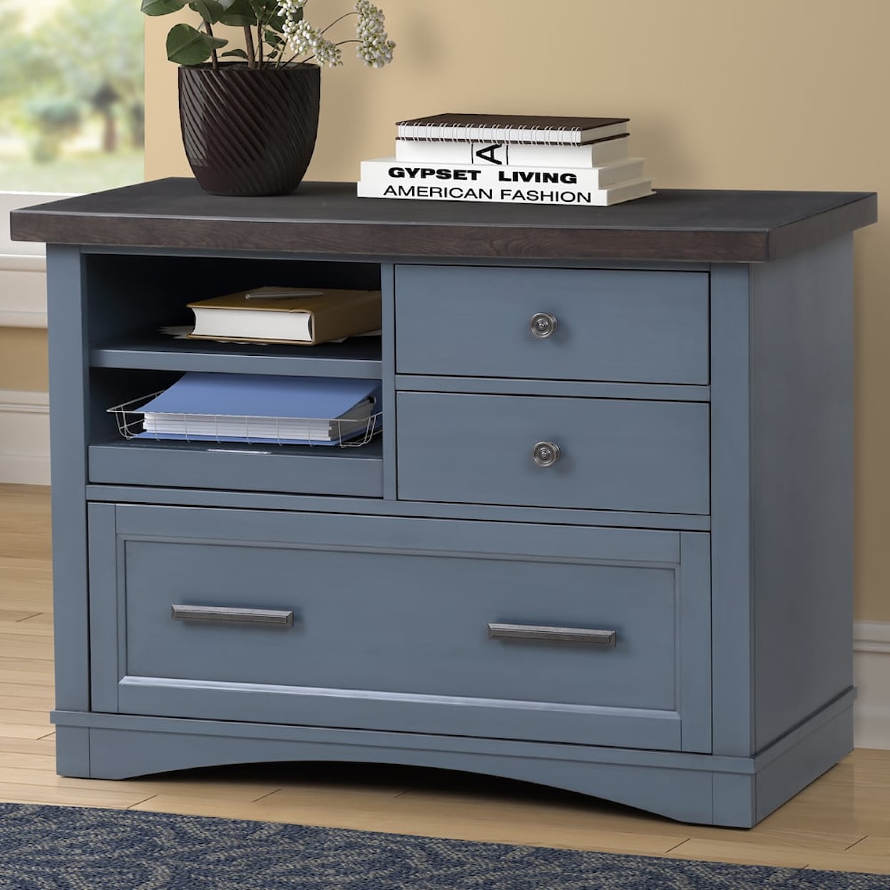 Paramount Furniture Americana Modern Functional File w/ Power Center