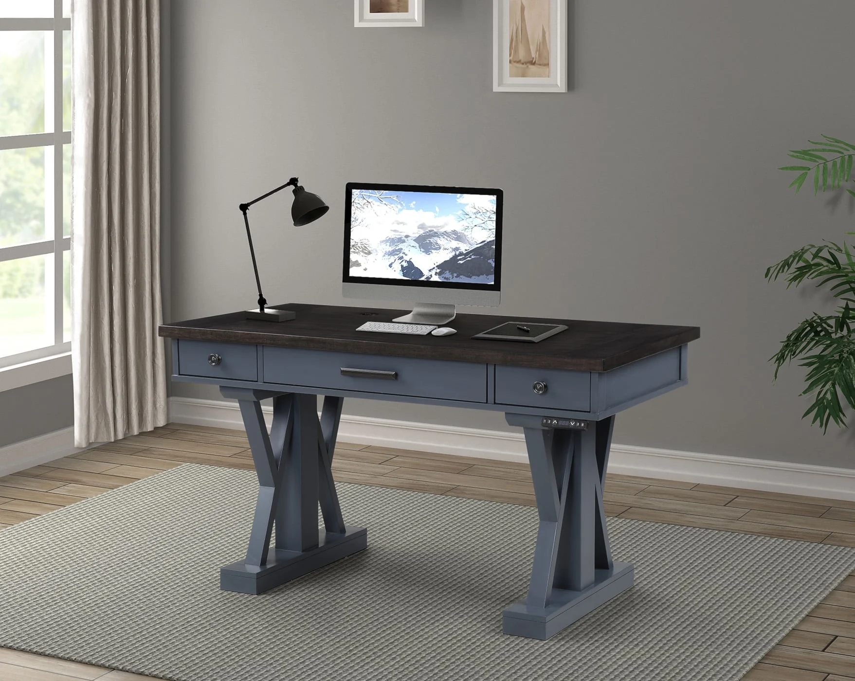 Powerlift Corner Standing Desk