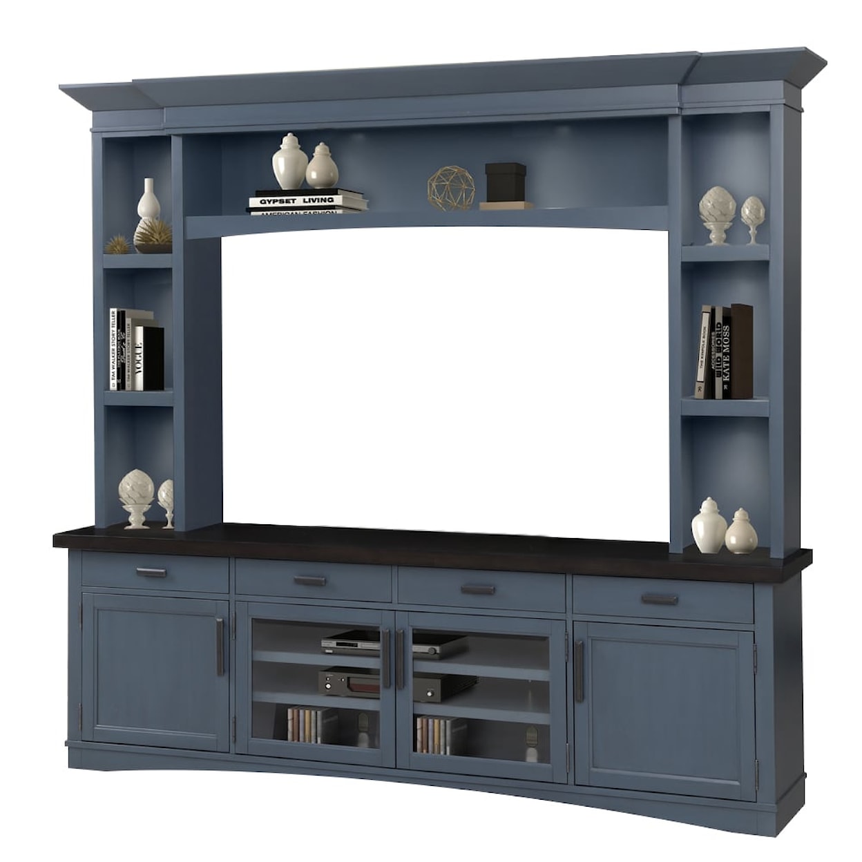 PH Americana Modern Entertainment Wall Unit