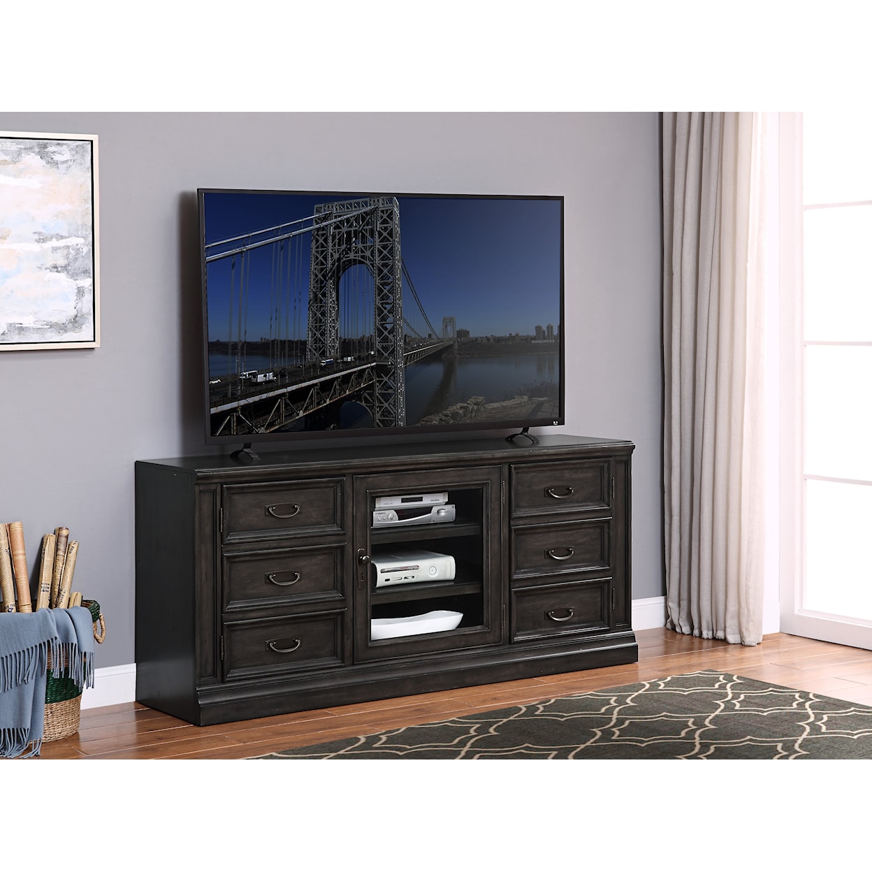 Parker House Washington Heights 66 in. TV Console