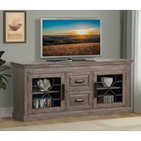 Transitional 76" TV Console
