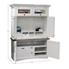 Parker House Americana Modern Workstation with LED Light