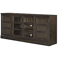 76 in. TV Console with Glass Doors