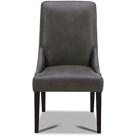 Transitional Upholstered 2-Count Dining Side Chair