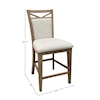 Carolina House Americana Modern Counter Chair Upholstered