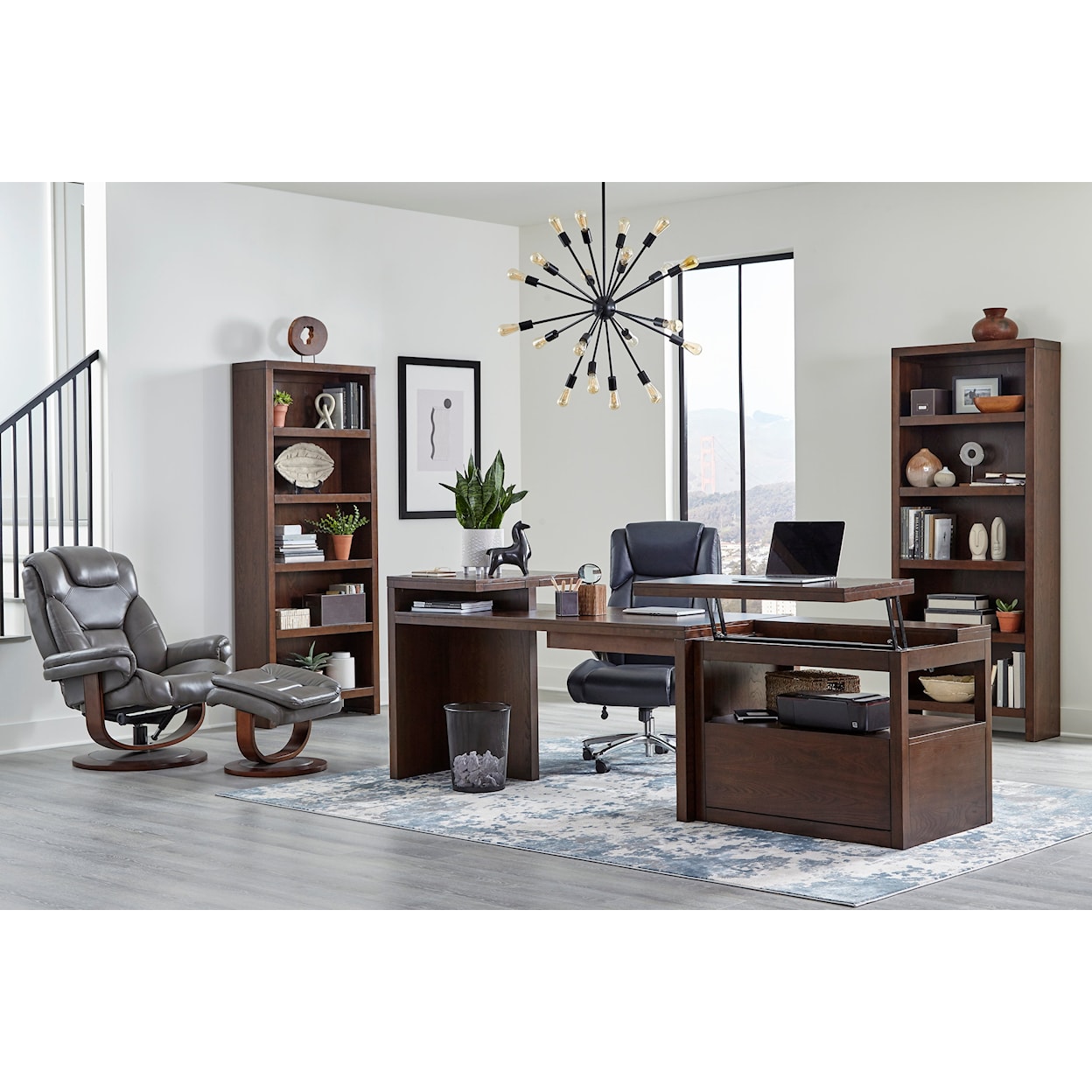 PH Elevation 4 Piece Home Office