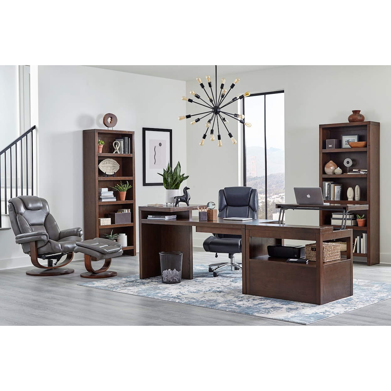 PH Elevation 4 Piece Home Office