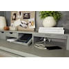 Paramount Furniture Americana Modern Workstation with LED Light