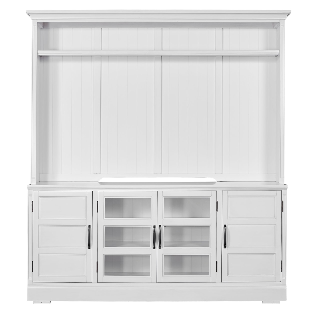 Parker House Shoreham 76 in. TV Console with Hutch