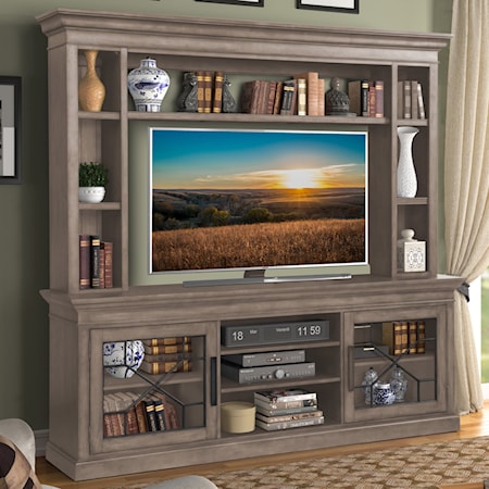 TV Console with Hutch