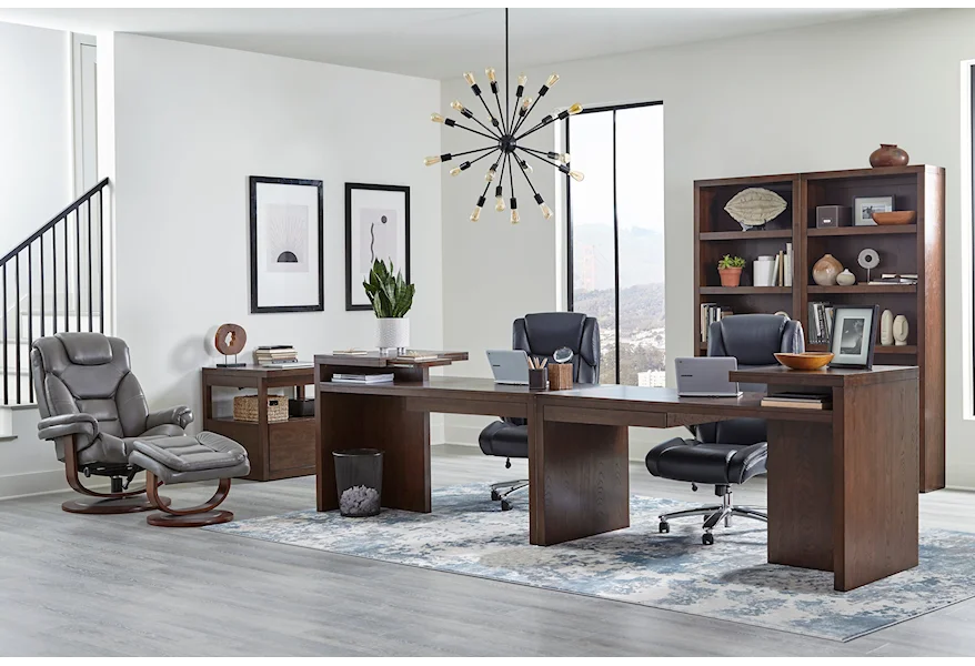 Elevation 5 Piece Home Office by Parker House at Pilgrim Furniture City